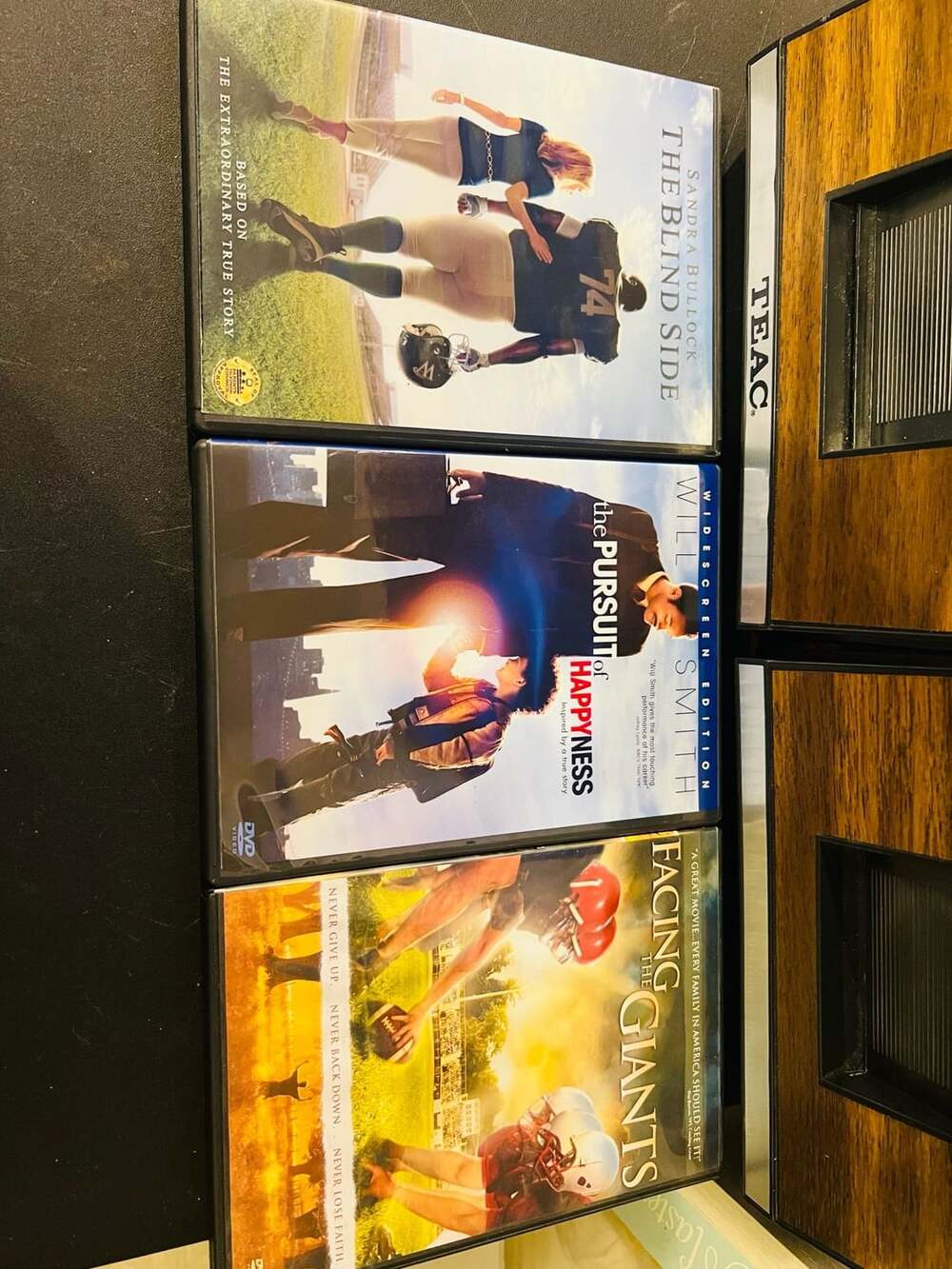 Inspirational True Story DVD Lot - Blind Side, Pursuit Happyness, Facing Giants